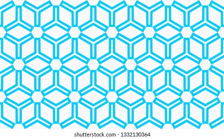 Vector illustration blue geometric abstract background