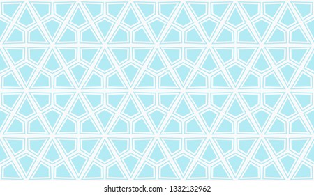 Vector illustration blue geometric abstract background