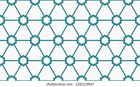 Vector illustration blue geometric abstract background