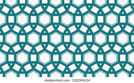 Vector illustration blue geometric abstract background