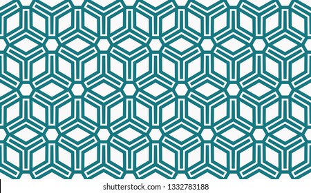 Vector illustration blue geometric abstract background