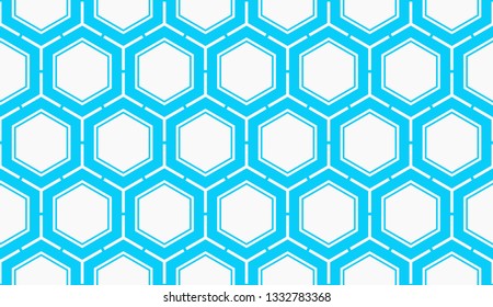Vector illustration blue geometric abstract background