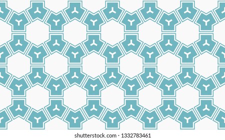 Vector illustration blue geometric abstract background