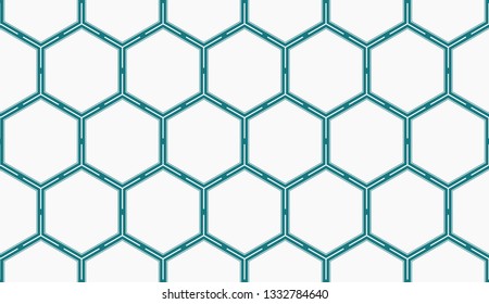 Vector illustration blue geometric abstract background