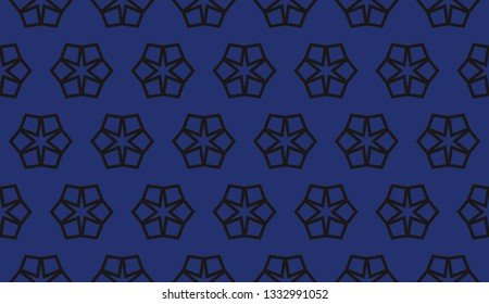 Vector illustration blue geometric abstract background