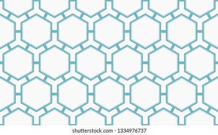 Vector illustration blue geometric abstract background