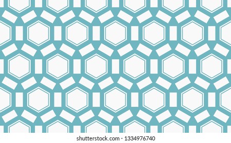 Vector illustration blue geometric abstract background
