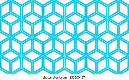 Vector illustration blue geometric abstract background