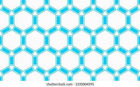 Vector illustration blue geometric abstract background