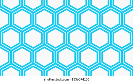 Vector illustration blue geometric abstract background