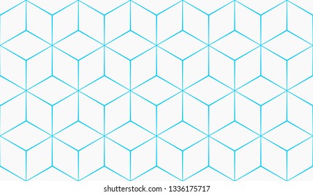 Vector illustration blue geometric abstract background