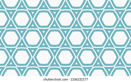 Vector illustration blue geometric abstract background