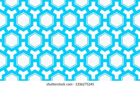 Vector illustration blue geometric abstract background