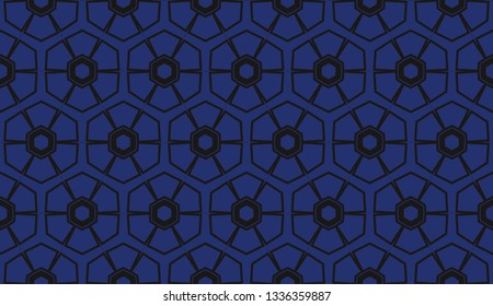 Vector illustration blue geometric abstract background