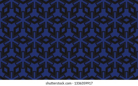 Vector illustration blue geometric abstract background