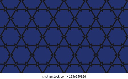 Vector illustration blue geometric abstract background