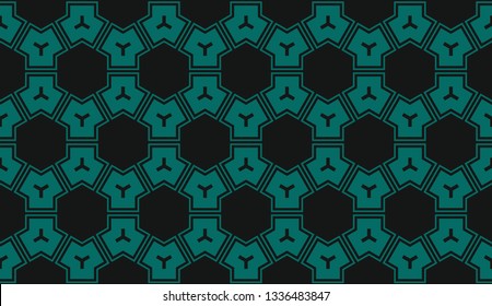 Vector illustration blue geometric abstract background