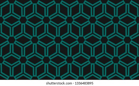 Vector illustration blue geometric abstract background