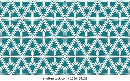 Vector illustration blue geometric abstract background
