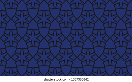 Vector illustration blue geometric abstract background