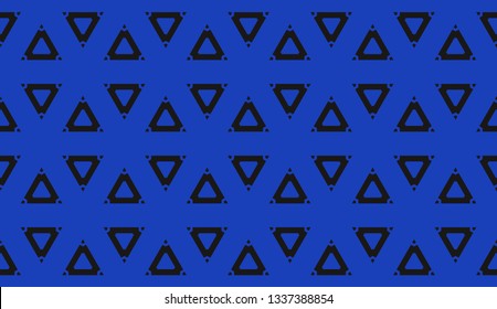 Vector illustration blue geometric abstract background