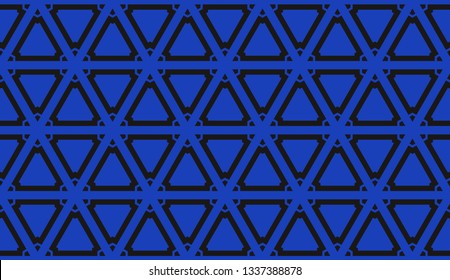 Vector illustration blue geometric abstract background