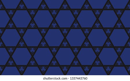 Vector illustration blue geometric abstract background