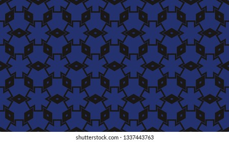 Vector illustration blue geometric abstract background