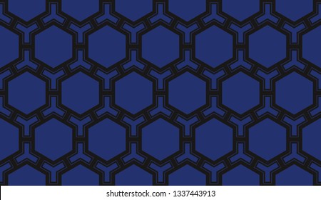 Vector illustration blue geometric abstract background