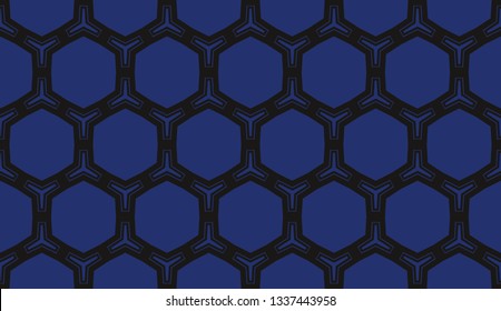 Vector illustration blue geometric abstract background