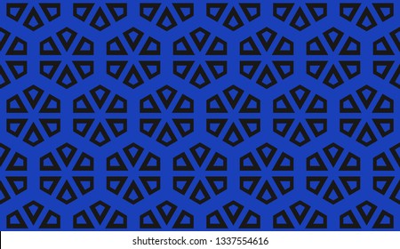 Vector illustration blue geometric abstract background