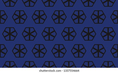 Vector illustration blue geometric abstract background