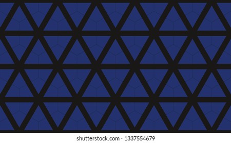 Vector illustration blue geometric abstract background