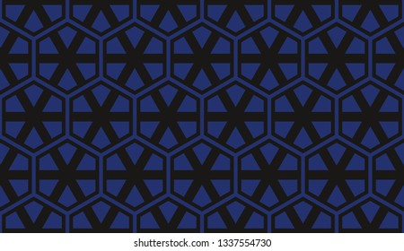 Vector illustration blue geometric abstract background
