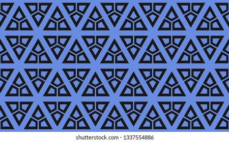 Vector illustration blue geometric abstract background