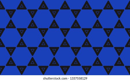 Vector illustration blue geometric abstract background