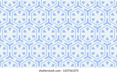 Vector illustration blue geometric abstract background