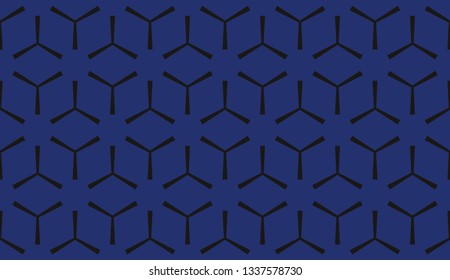 Vector illustration blue geometric abstract background