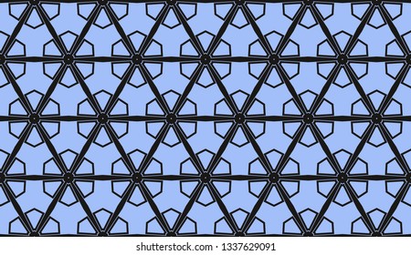 Vector illustration blue geometric abstract background