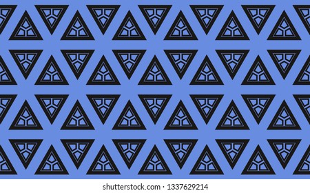 Vector illustration blue geometric abstract background