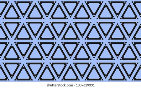 Vector illustration blue geometric abstract background