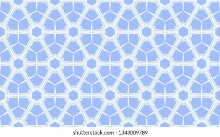 Vector illustration blue geometric abstract background