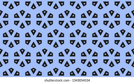 Vector illustration blue geometric abstract background