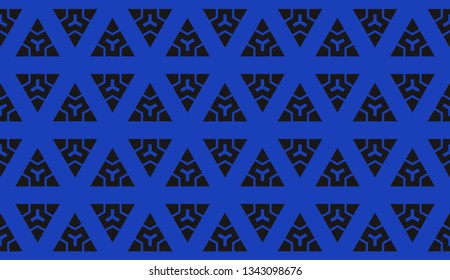 Vector illustration blue geometric abstract background