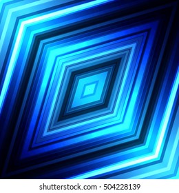 Vector illustration blue glowing background for greeting card, postcard, business card or poster
