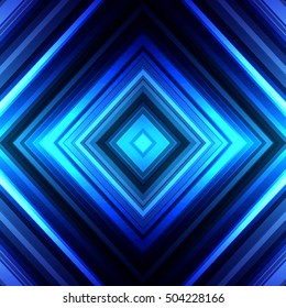 Vector illustration blue glowing background for greeting card, postcard, business card or poster