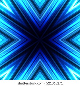 Vector illustration blue glowing background for greeting card, postcard, business card or poster