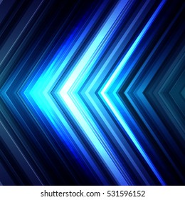 Vector illustration blue glowing background for greeting card, postcard, business card or poster