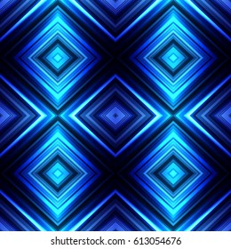 Vector illustration blue glowing seamless background for greeting card, postcard, business card or poster