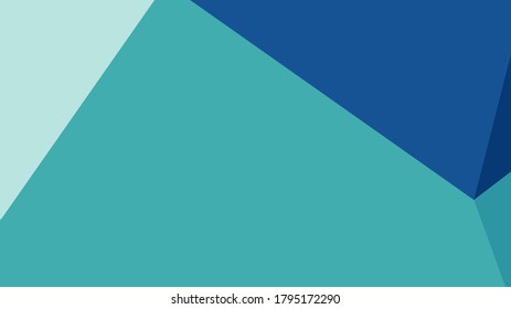 vector illustration of a blue and green abstract geometric background